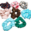 Factory custom wholesales 6 cm in diameter mulberry silk hair scrunchies women